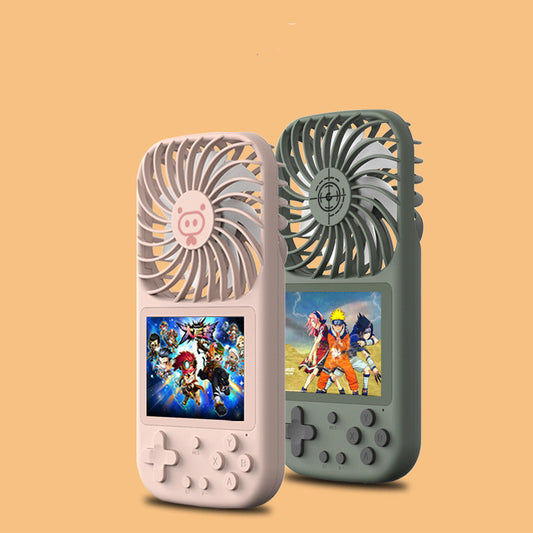 Handheld Game Console Fan – Retro Mini Gaming Player