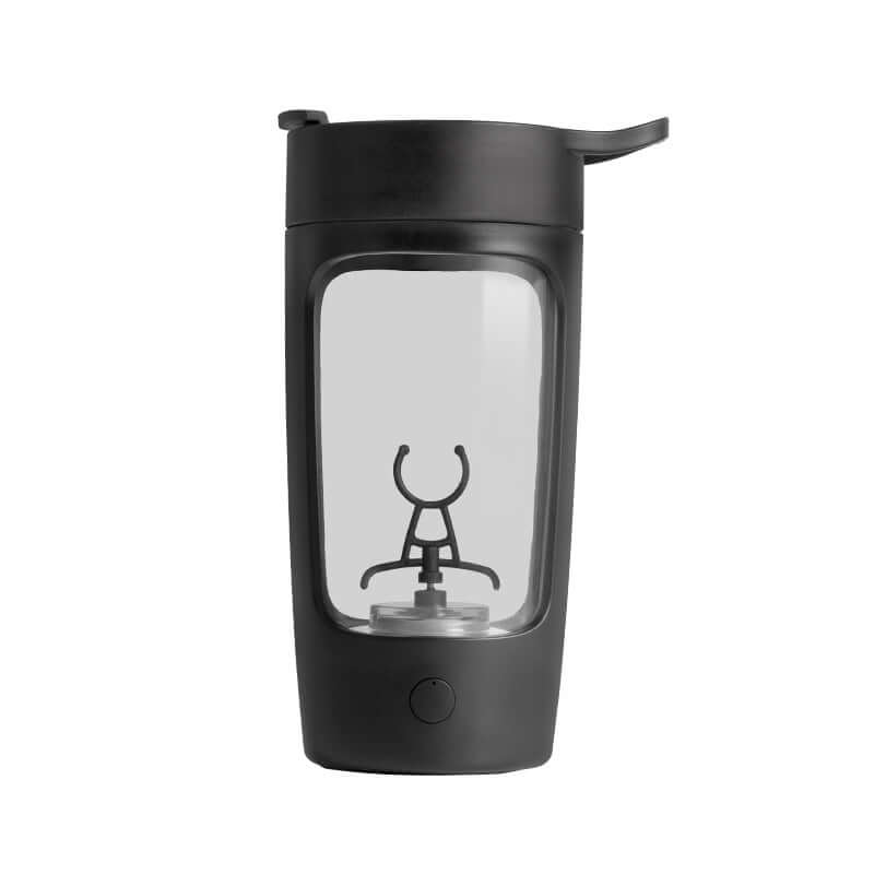 Portable juice blender in use blending a smoothie