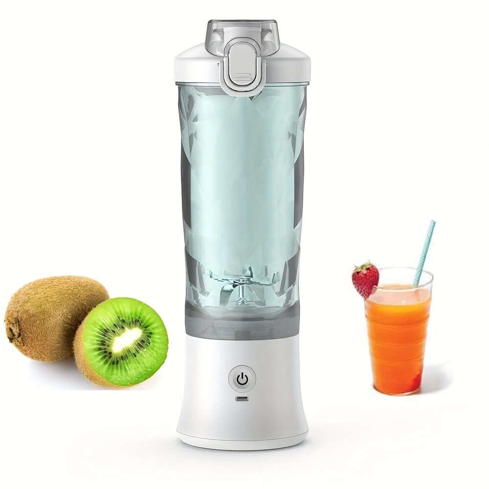 Purple and white portable blender color options